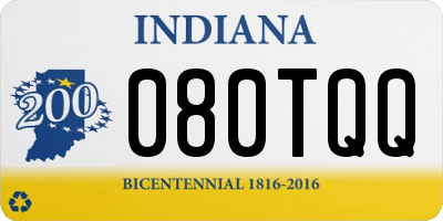 IN license plate 080TQQ