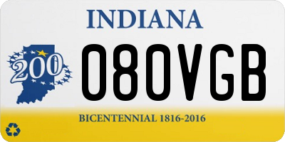 IN license plate 080VGB