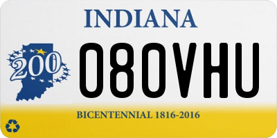 IN license plate 080VHU