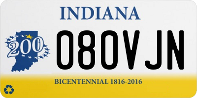 IN license plate 080VJN