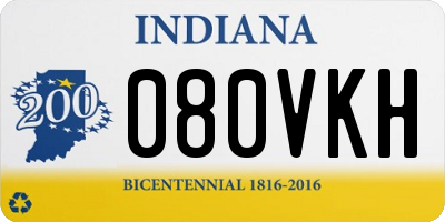 IN license plate 080VKH