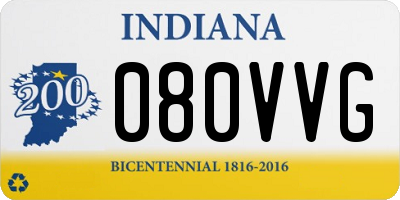 IN license plate 080VVG