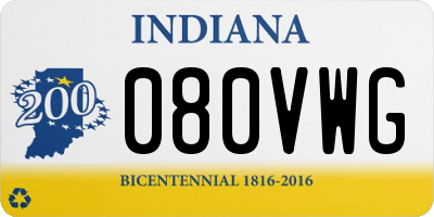 IN license plate 080VWG