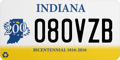 IN license plate 080VZB