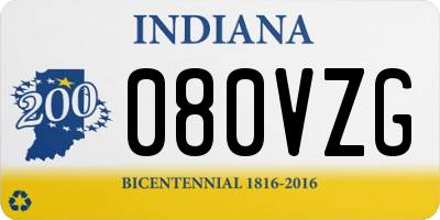 IN license plate 080VZG