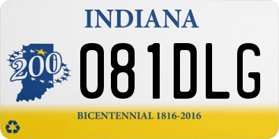 IN license plate 081DLG