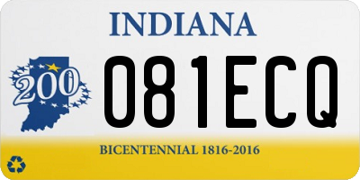 IN license plate 081ECQ
