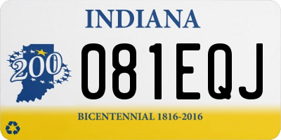 IN license plate 081EQJ