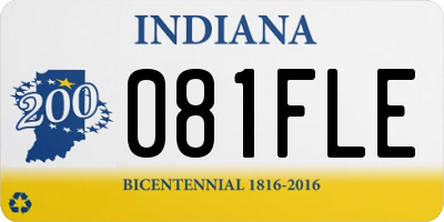IN license plate 081FLE