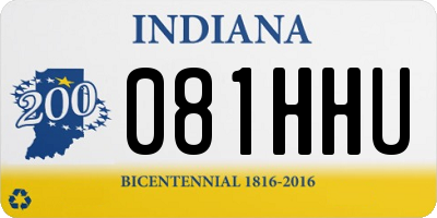 IN license plate 081HHU