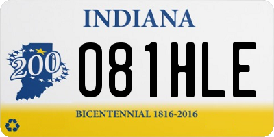 IN license plate 081HLE