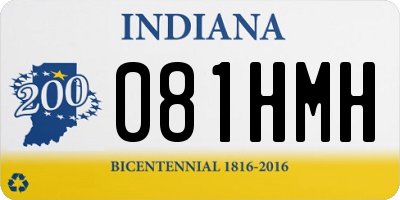 IN license plate 081HMH