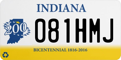 IN license plate 081HMJ
