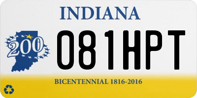 IN license plate 081HPT