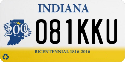 IN license plate 081KKU