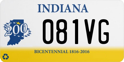 IN license plate 081VG