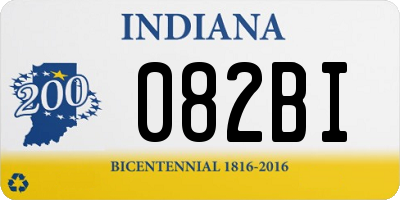 IN license plate 082BI