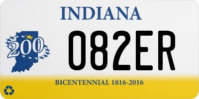 IN license plate 082ER