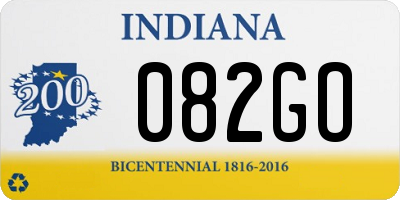 IN license plate 082GO