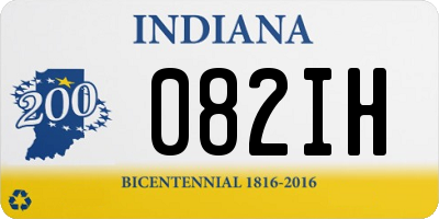 IN license plate 082IH