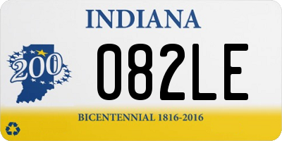 IN license plate 082LE