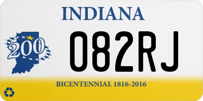 IN license plate 082RJ