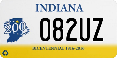 IN license plate 082UZ