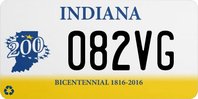 IN license plate 082VG