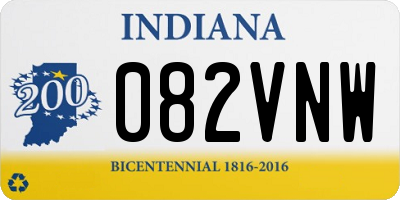 IN license plate 082VNW