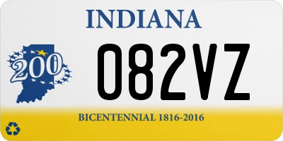 IN license plate 082VZ