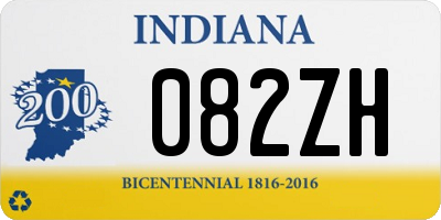 IN license plate 082ZH