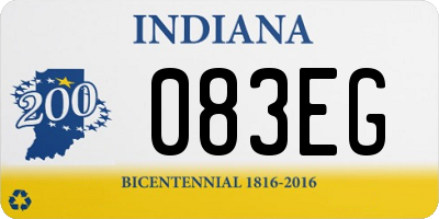 IN license plate 083EG