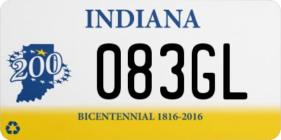 IN license plate 083GL