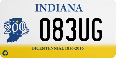 IN license plate 083UG