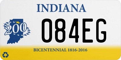 IN license plate 084EG