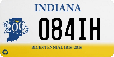 IN license plate 084IH