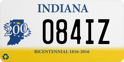 IN license plate 084IZ