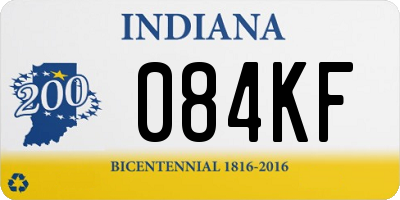 IN license plate 084KF