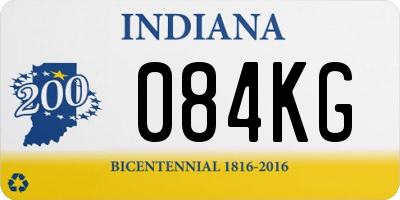 IN license plate 084KG