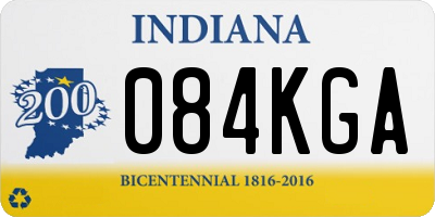 IN license plate 084KGA