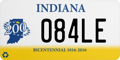 IN license plate 084LE