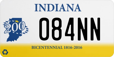 IN license plate 084NN