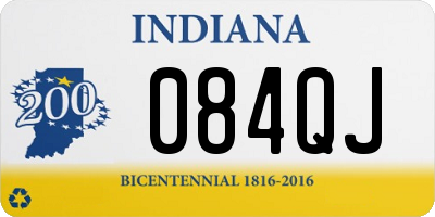 IN license plate 084QJ