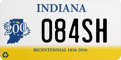 IN license plate 084SH