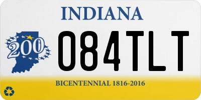 IN license plate 084TLT
