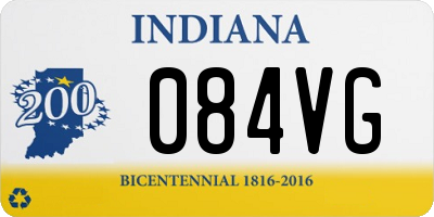 IN license plate 084VG
