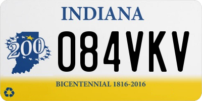 IN license plate 084VKV