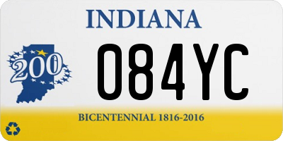 IN license plate 084YC