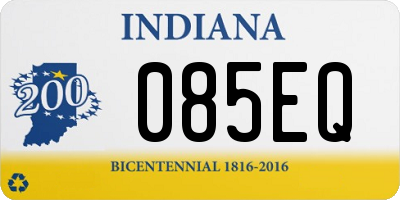 IN license plate 085EQ