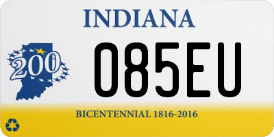 IN license plate 085EU